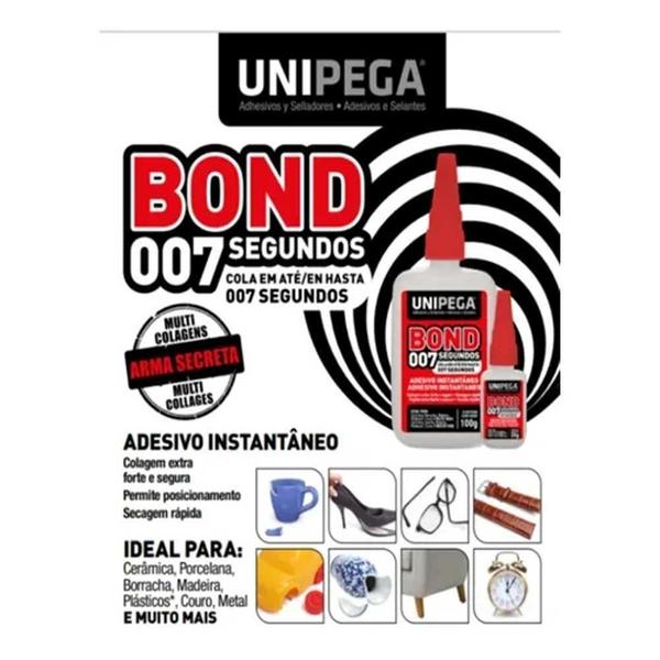 Imagem de Adesivo Instantâneo Bond007 100G - Exp0535.0074