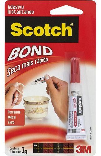 Imagem de Adesivo Instantaneo Scotch Bond 3g 3m