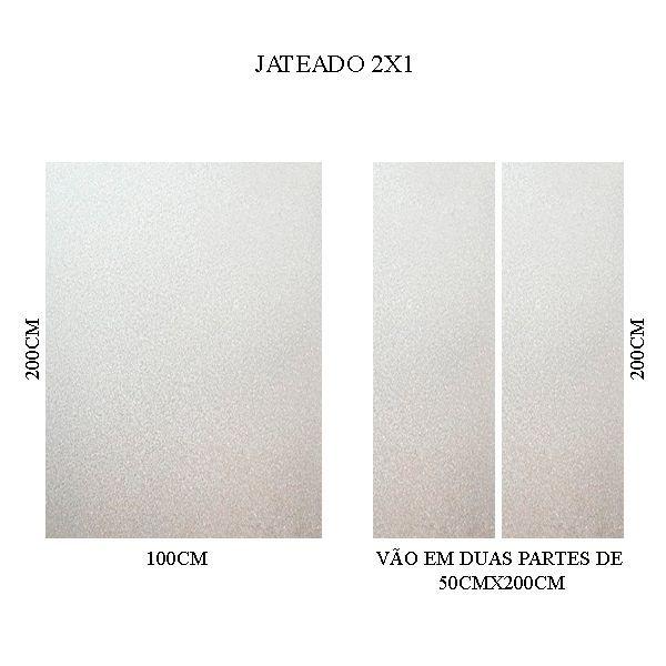Imagem de Adesivo Jateado Para Box Banheiro Janelas Vidros 2x1m