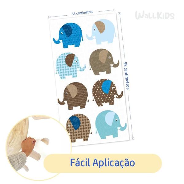 Imagem de Adesivo kit infantil zoo animal elefante baby