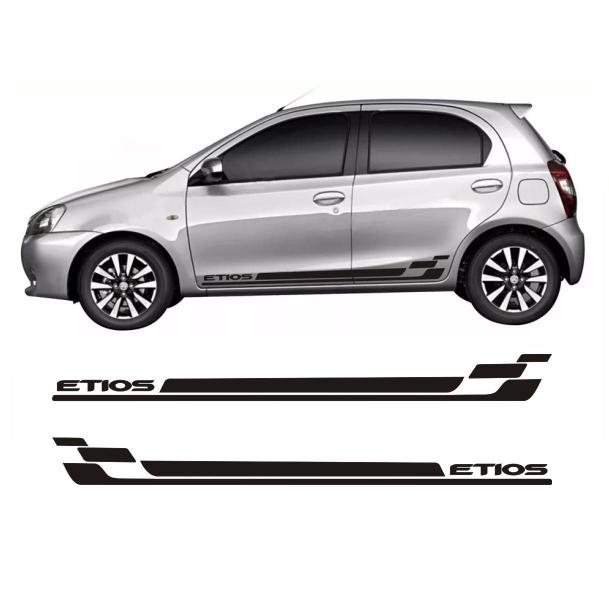 Adesivo Lateral Etios Hatch Et3 Toyota Faixa Colante Fita - Srt Wolf 1 Imagem de Adesivo Lateral Etios Hatch Et3 Toyota Faixa Colante Fita
