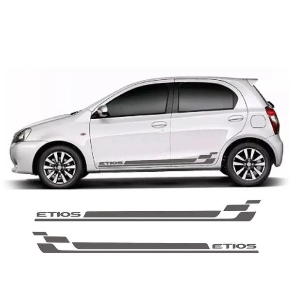Adesivo Lateral Etios Hatch Et3 Toyota Faixa Colante Fita - Srt Wolf 1 Imagem de Adesivo Lateral Etios Hatch Et3 Toyota Faixa Colante Fita