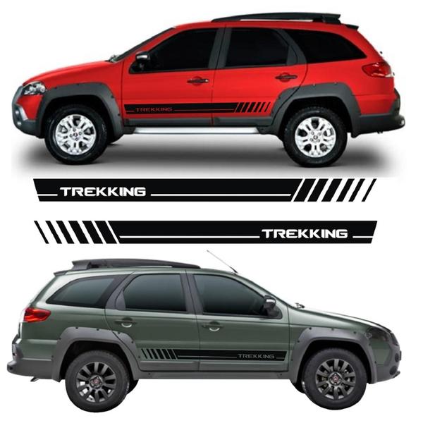 Adesivo Lateral Para Palio Trekking Faixa Pt1 Colante Tuning - Srt Wolf 1 Imagem de Adesivo Lateral Para Palio Trekking Faixa Pt1 Colante Tuning