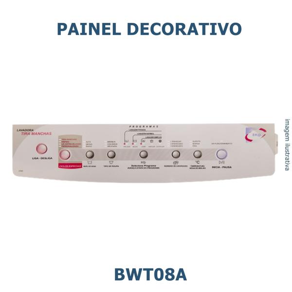 Imagem de Adesivo Membrana Painel Decorativo lavadora BWT08A