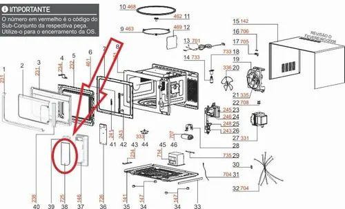 Imagem de Adesivo Membrana Teclado Microondas Electrolux MEF33