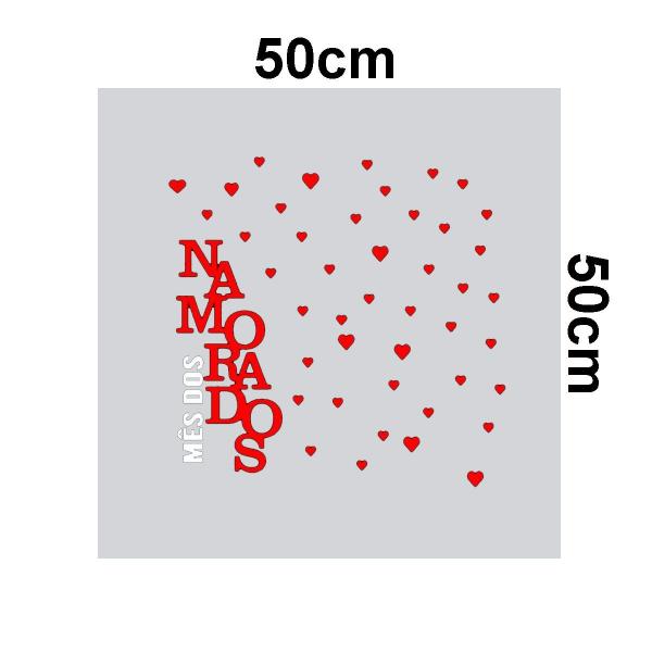 Imagem de Adesivo Mini Corações p/ Mês dos Namorados Vitrines e Vidros
