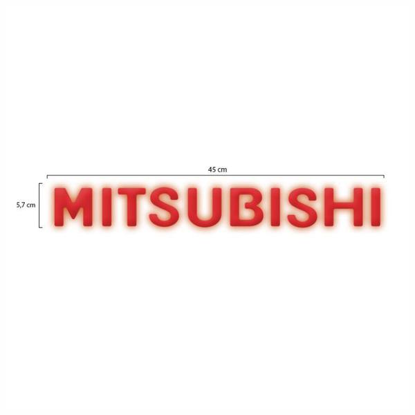 Imagem de Adesivo Mitsubishi Resinado Pajero Tr4 Vermelho Refletivo