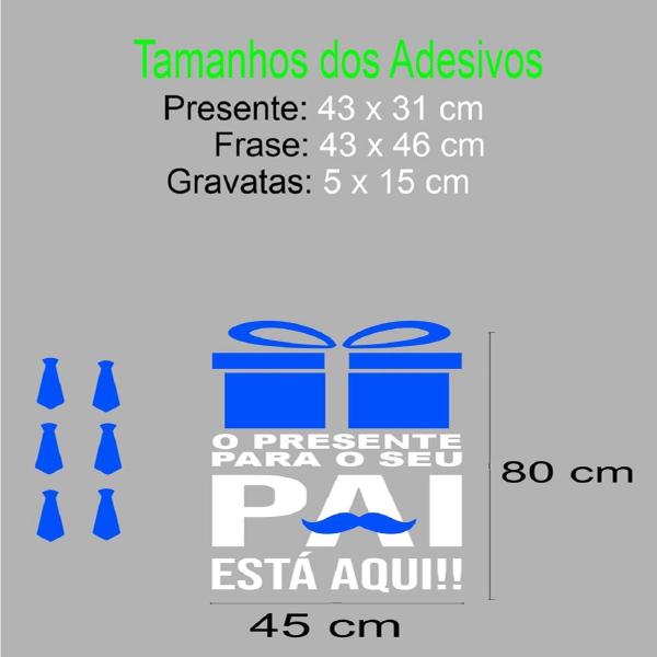 Imagem de Adesivo Para Comércio Dia Dos Pais Grande Material Vinil