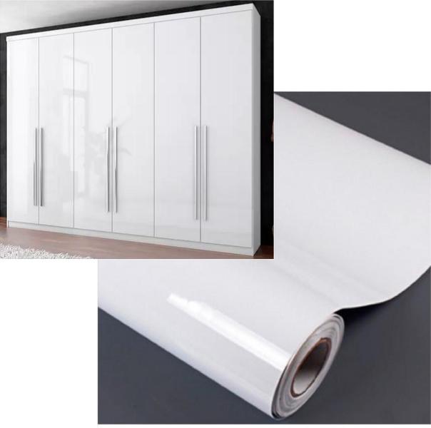 Imagem de Adesivo Para Envelopamento De Móveis Branco 1x0,50M