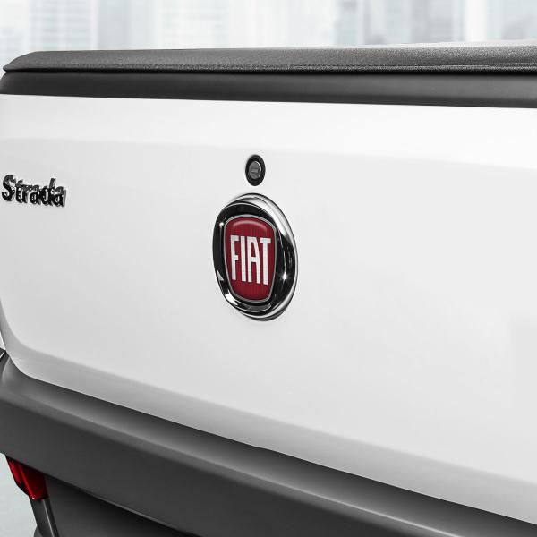 Imagem de Adesivo Para Fiat Strada 2009/2020 Emblema Vermelho Genérico