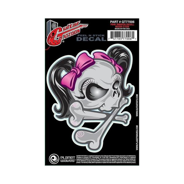 Imagem de Adesivo Para Guitarra Ribbon Skull Tattoo D Addario GT77006 F035