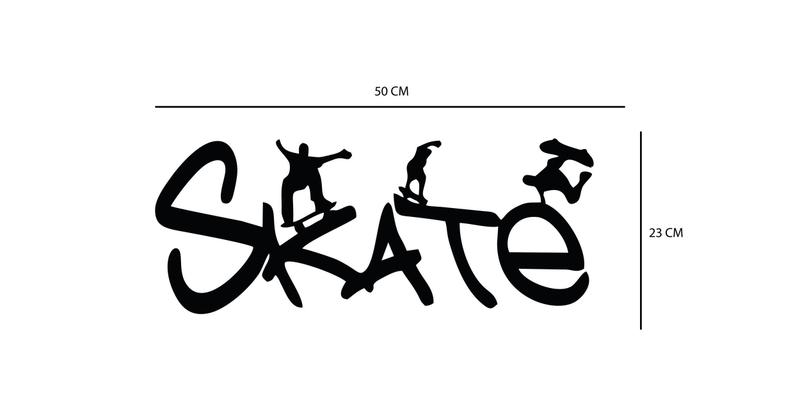 Imagem de Adesivo para  Parede Skate Mod01