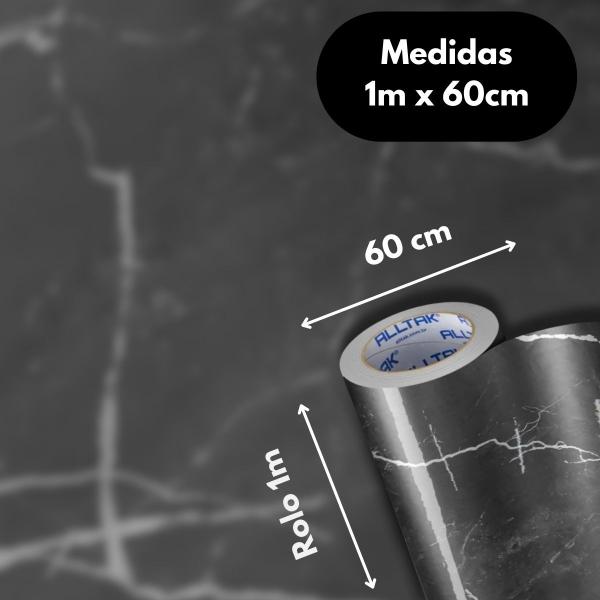 Imagem de Adesivo Para Pias Bancadas Banheiros Mármore Grigio Alltak 1 metro