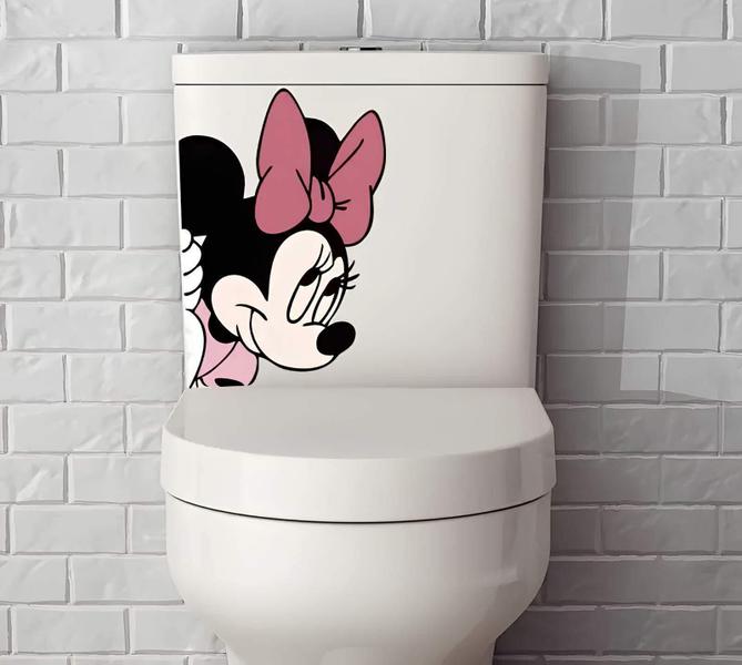 Adesivo Para Vaso Sanitário Minnie Mod03 - Lojinha Da Luc Adesivos Imagem de Adesivo Para Vaso Sanitário Minnie Mod03