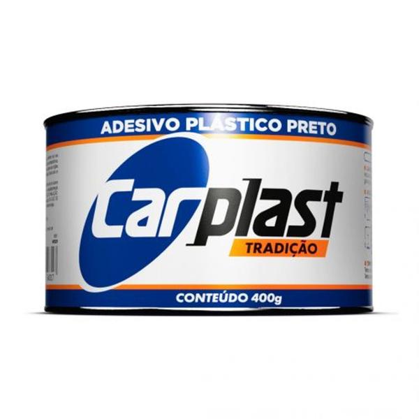 Imagem de ADESIVO PLASTICO PRETO 400g CA215-CARPLAST - KIT C/ 12 UN.