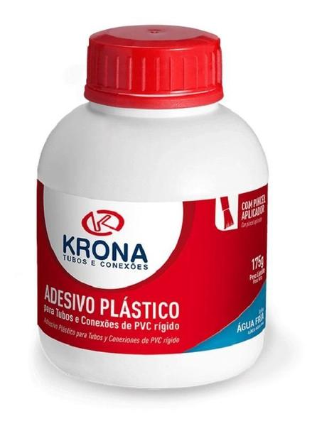 Imagem de Adesivo Plastico Pvc 175G C/Pincel Krona Pct 0518