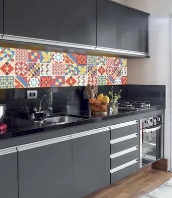 Imagem de Adesivo Preto Fosco Envelopamento Decoração Móveis 3m x 70cm