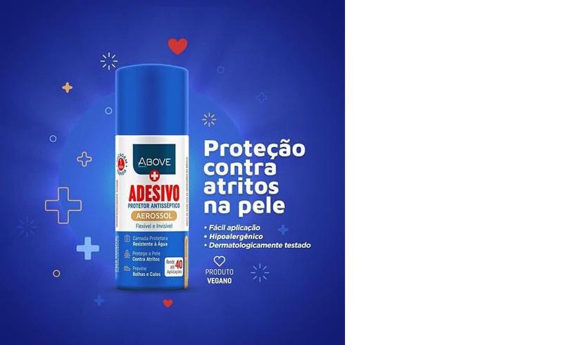 Imagem de Adesivo Protetor Antisseptico Above Spray 50ml Calos Bolhas