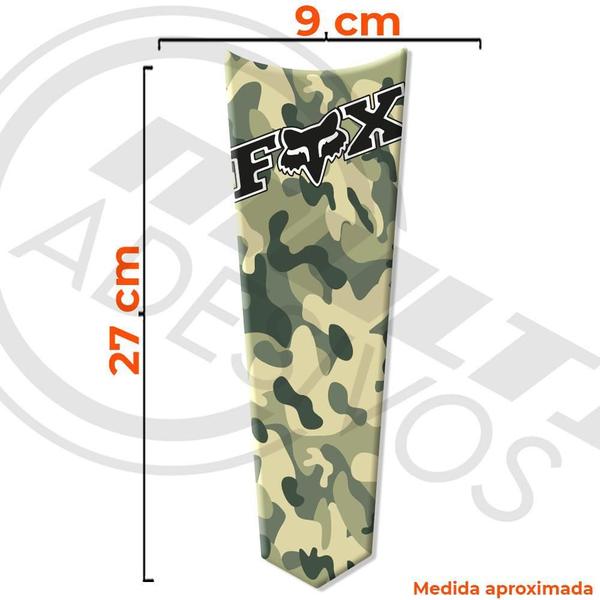 Imagem de Adesivo Protetor Tanque Fox Verde Camuflado 27x9cm