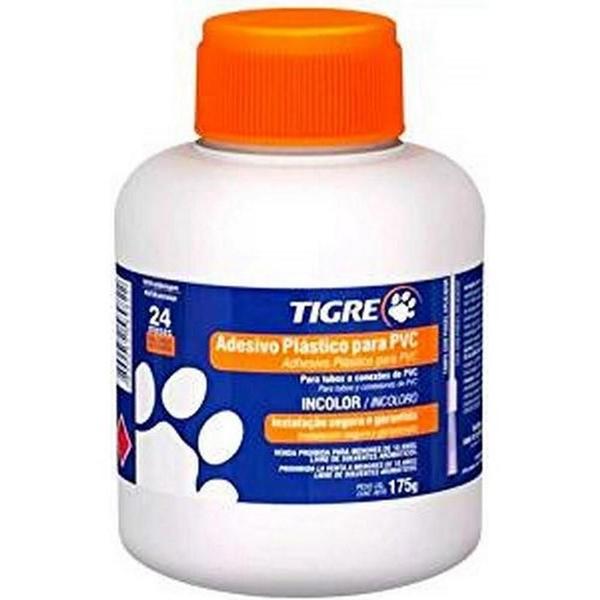 Imagem de Adesivo PVC Tigre Incolor Frasco 175g