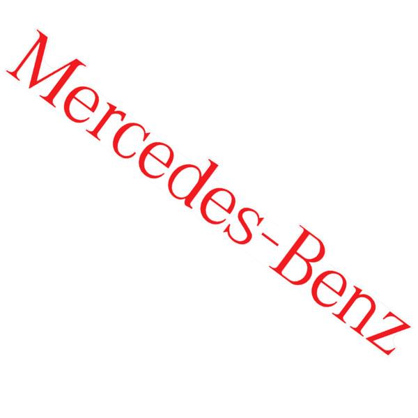 Imagem de Adesivo Quebra Sol Caminhão Mercedes Benz Vermelho Genérico