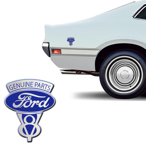 Imagem de Adesivo Resinado Decorativo Ford V8 Genuine Parts 32/53