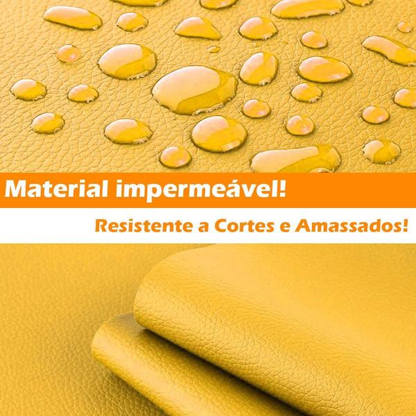 Imagem de Adesivo Revestimento em material sintético Amarelo 50x137cm