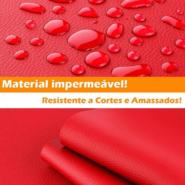 Imagem de Adesivo Revestimento em material sintético Vermelho 50x137cm