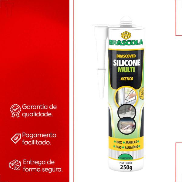 Imagem de Adesivo silicone brascola 250 gr transparente