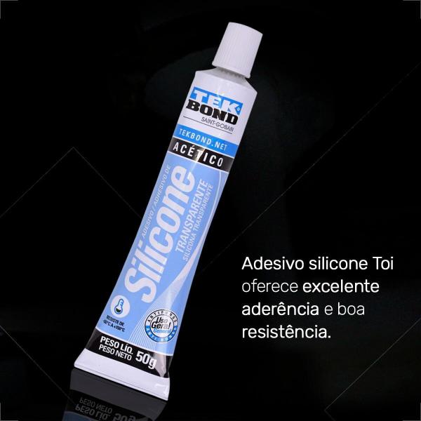 Imagem de Adesivo silicone toi 050 gr transparente