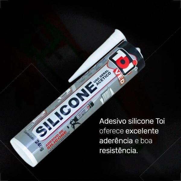 Imagem de Adesivo silicone toi 240gr transparente