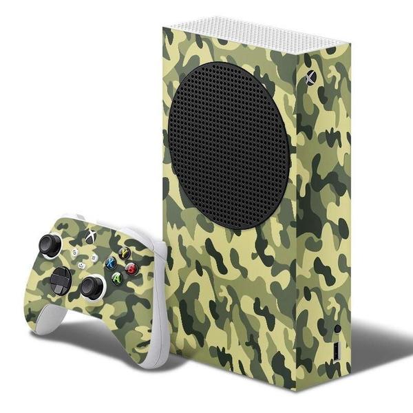 Imagem de Adesivo Skin Xbox Series S E Dois Controles Camuflagem Verde