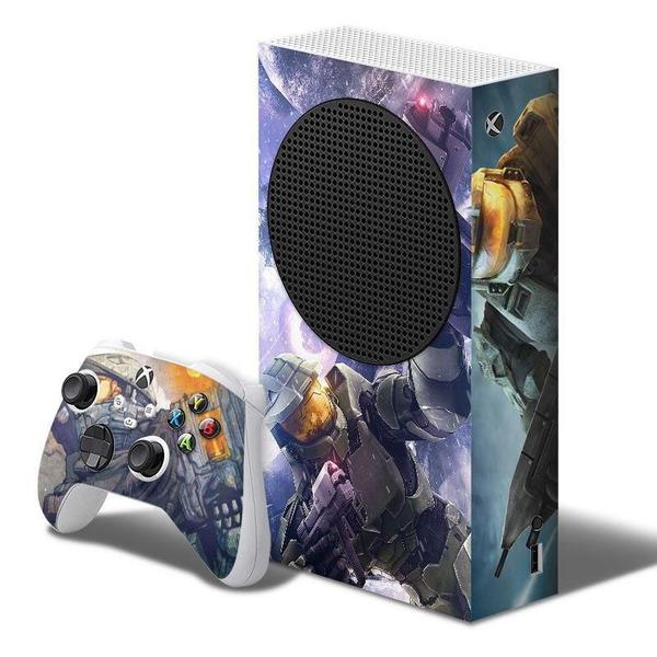 Imagem de Adesivo Skin Xbox Series S E Dois Controles Halo B4