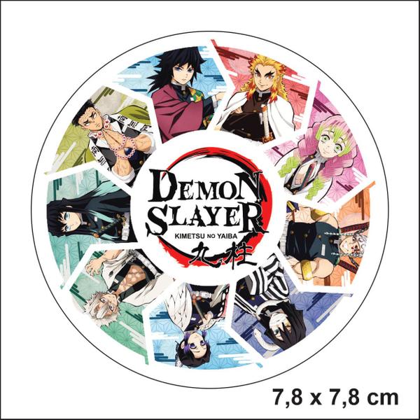 Imagem de Adesivo Sticker Vinil Impermeável Demon Slayer Hashiras