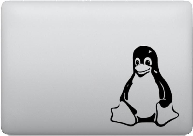 Imagem de Adesivo Tablet Notebook Pc Linux Pinguim Tux