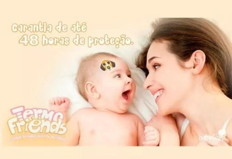 Imagem de Adesivo termômetro - termofriends 4 unidades - babydeas