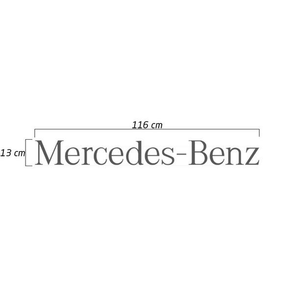 Adesivo Testeira Quebra Sol Caminhão Mercedes Benz Grafite - SPORTINOX Imagem de Adesivo Testeira Quebra Sol Caminhão Mercedes Benz Grafite