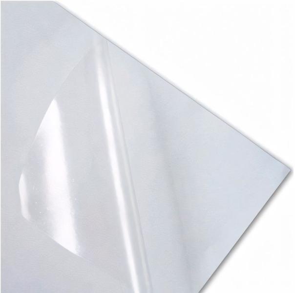 Imagem de Adesivo Transparente Rolo 45cm x 2 metros - Plastico Auto Colante para Encapar livros, Proteger, Envelopar