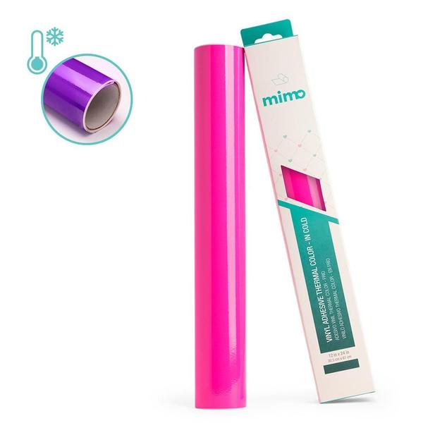 Adesivo Vinil Color Change in Cold - Rosa para Mirtilo -Mimo - 30,5 x 61 cm - 1 Unid Imagem de Adesivo Vinil Color Change in Cold - Rosa para Mirtilo -Mimo - 30,5 x 61 cm - 1 Unid