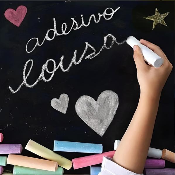 Imagem de Adesivo Vinil Preto Lousa Chalkboard Escrever Giz  3m x 1m