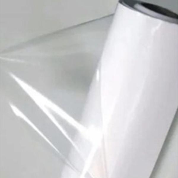 Imagem de Adesivo Vinil Transparente Papel Vinílico Plástico Cristal P/ Encapar Laminação Envelopar Vidro Mesa
