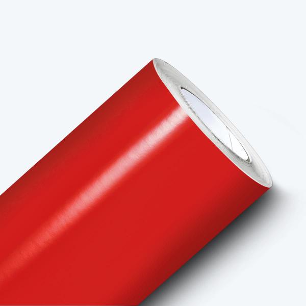 Imagem de Adesivo Vinil vermelho  para recorte Silhouette 5m X 30cm