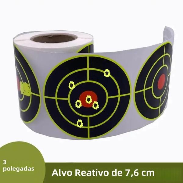 Imagem de Adesivos Autoadesivos Para Alvo De Tiro, 7,6 Cm, 200 Unidades, Respingos, Prática Reativa De Caça