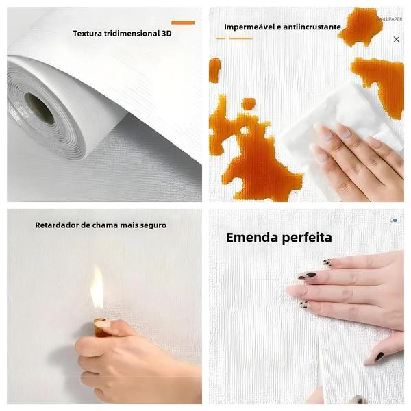 Imagem de Adesivos De Parede Autoadesivos De Espuma 3D De Linho Espesso À Prova D'água Em PVC Para Decoração