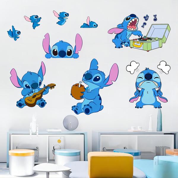 Imagem de Adesivos de parede CRYTORON Lilo and Stitch Disney 40x60cm PVC