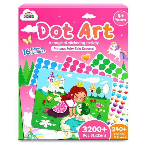 Imagem de Adesivos Dot Art Craft Activity Kit ZMLM Dot para crianças