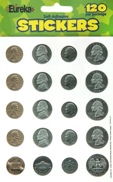 Imagem de Adesivos Eureka Money - Kit de Adesivos Decorativos