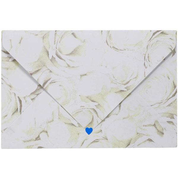 Imagem de Adesivos InStocklabels.com Blue Heart Semi-Gloss 1,27 cm 1000