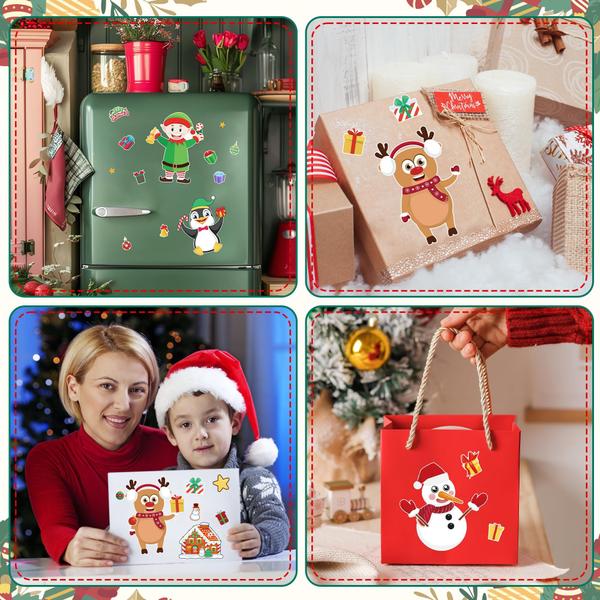 Imagem de Adesivos OHOME Christmas Kids Stocking Stuffers 24 folhas