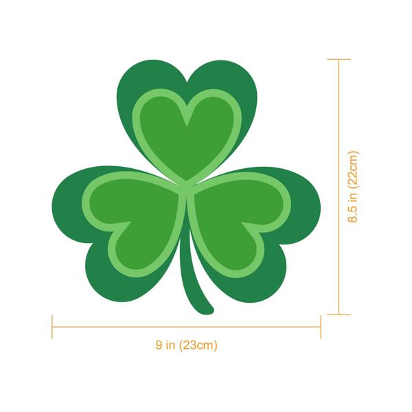 Imagem de Adesivos para janelas AKEROCK St Patricks Day Shamrock 109 unidades